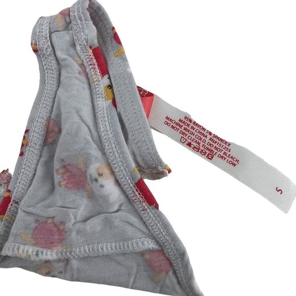 Splendies Devious Dog White Lace Waist Thong Panty Womens Size Small - Picture 3 of 6